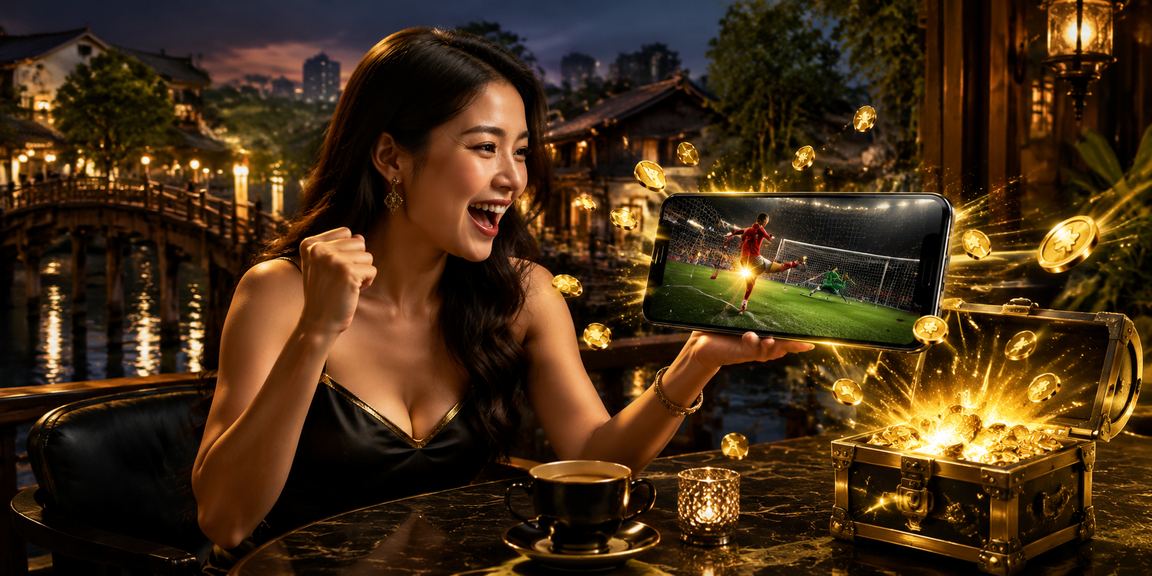 Người dùng tại Hà Nội xem kèo thể thao và kiểm tra khuyến mãi trong lúc uống cà phê buổi sáng